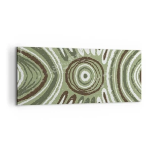 Canvastavla - Bild på duk - Explosion av känslor - 120x50 cm