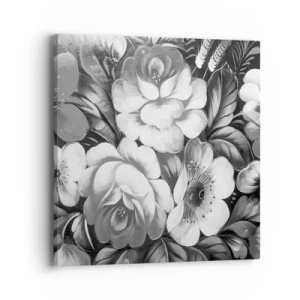 Canvastavla - Bild på duk - Vackra även i gråskala - 40x40 cm