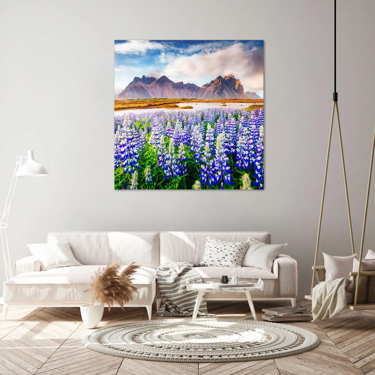 Canvastavla - Bild på duk - Styrka och stränghet bredvid mildhet - 70x70 cm