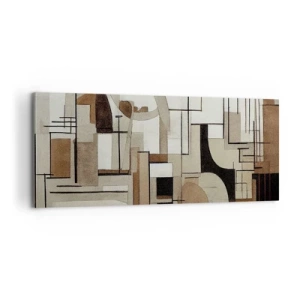 Canvastavla - Bild på duk - Stadsbild 2.0 - 100x40 cm