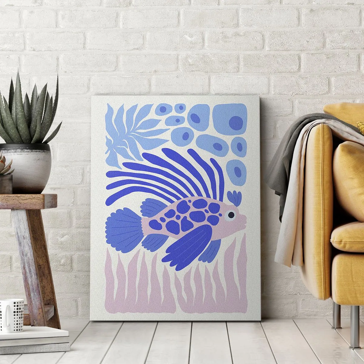 Canvastavla - Bild på duk - I sitt rätta miljö - 55x100 cm