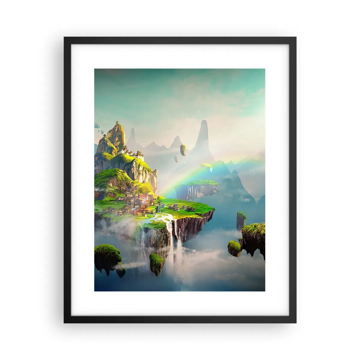 Affisch i svart ram - Mellanhimmel - 40x50 cm