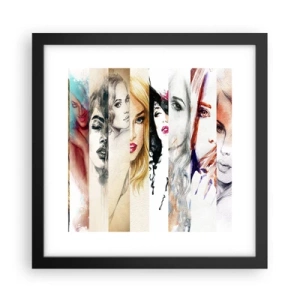 Affisch i svart ram - Det är alltid DU - 30x30 cm