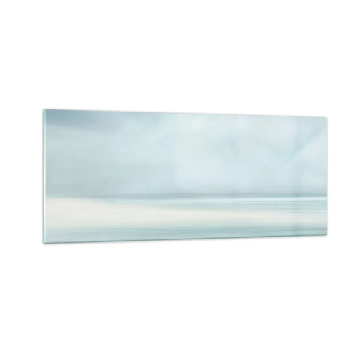 Glastavla - Bild på glas - Fred hela vägen till horisonten - 100x40 cm