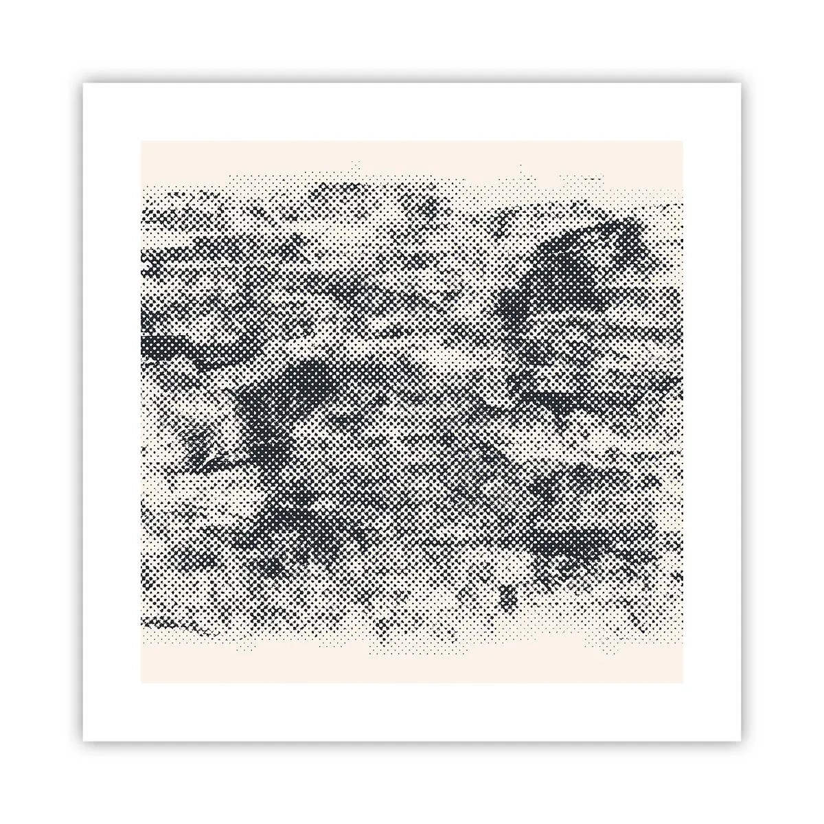 Affisch - Dimmig komposition - 40x40 cm