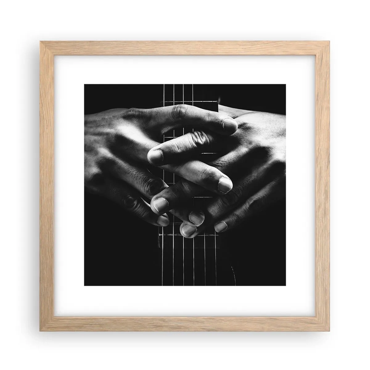 Affisch i ram av ljusek - Artistens bön - 30x30 cm