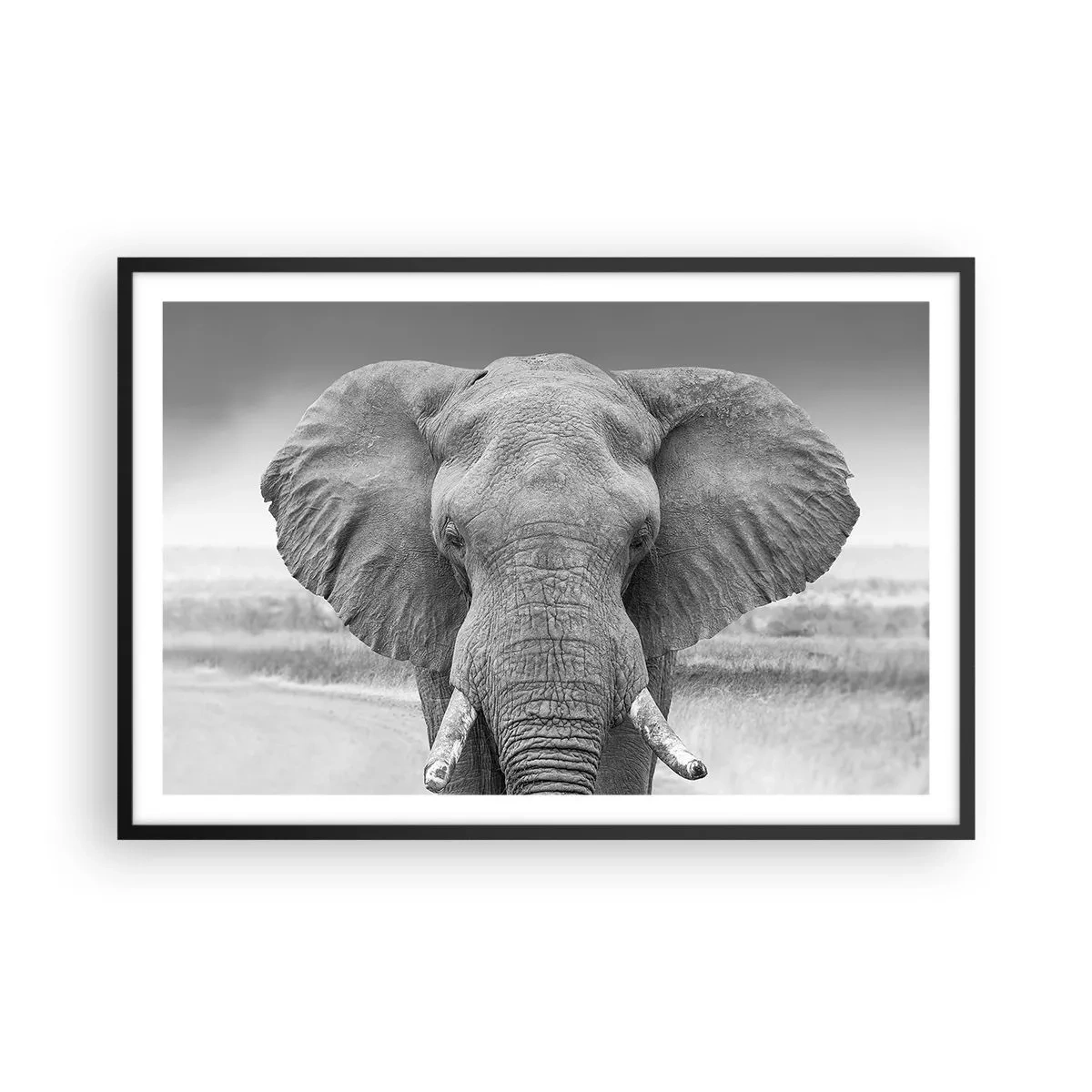 Affisch i svart ram - Välkommen till min värld - 91x61 cm