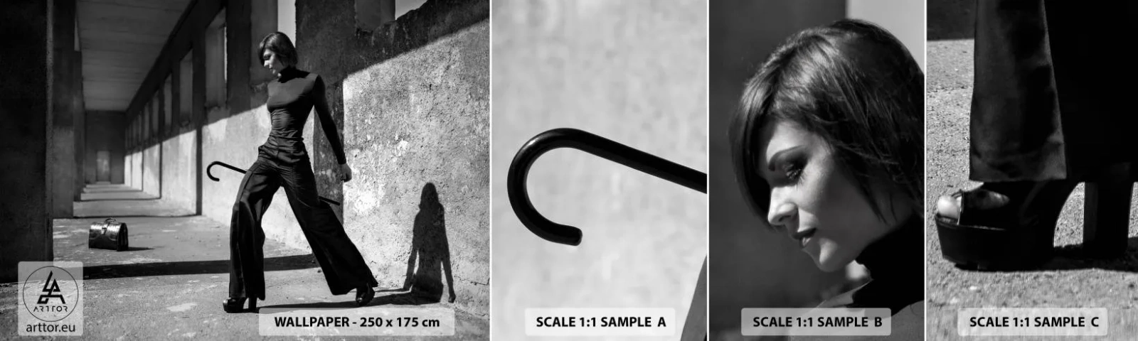 Fototapet Prov Standard Eco -  Stadselegans - Kvinna, Mode, Modell - 100x30 cm