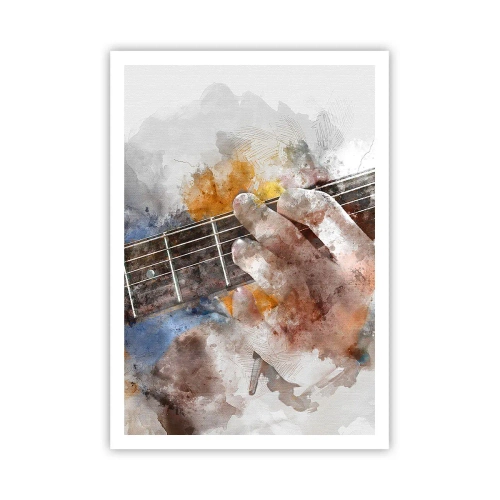 Affisch - Poesi mellan strängarna - 70x100 cm