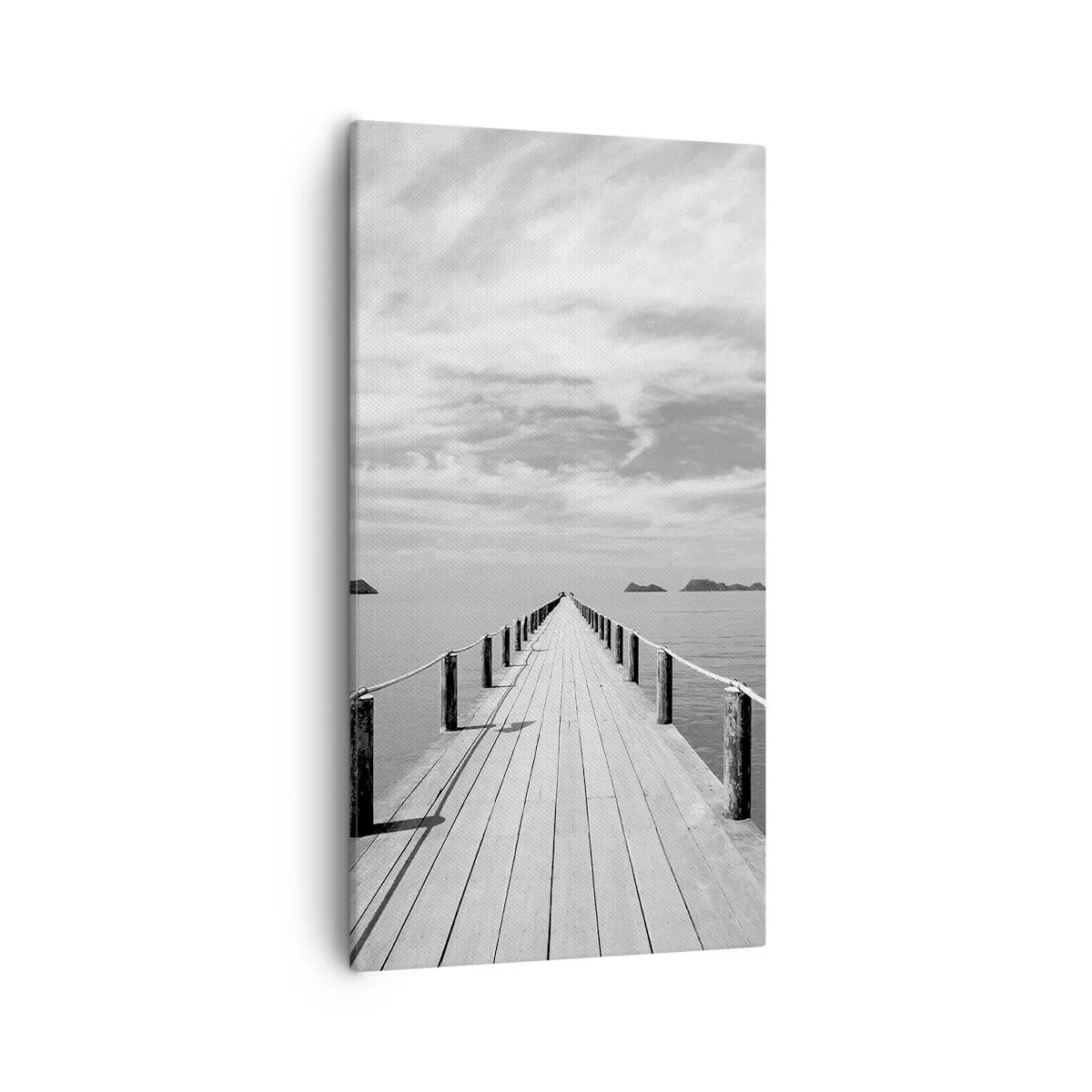 Canvastavla - Bild på duk - Kanske en resa... - 55x100 cm