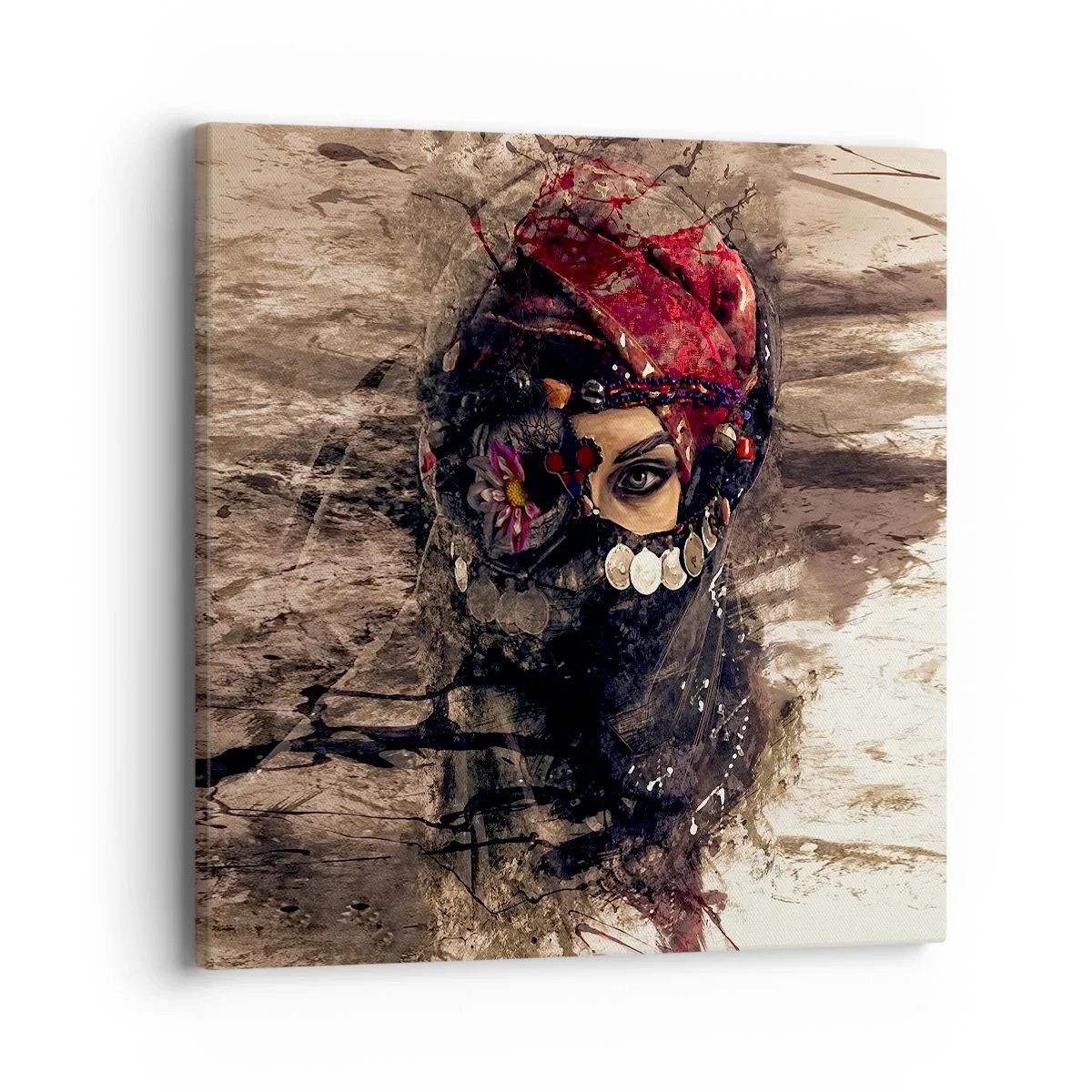 Canvastavla - Bild på duk - Minst intrigerande - 40x40 cm