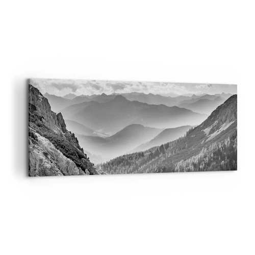 Canvastavla - Bild på duk - Ända fram till horisonten - 120x50 cm