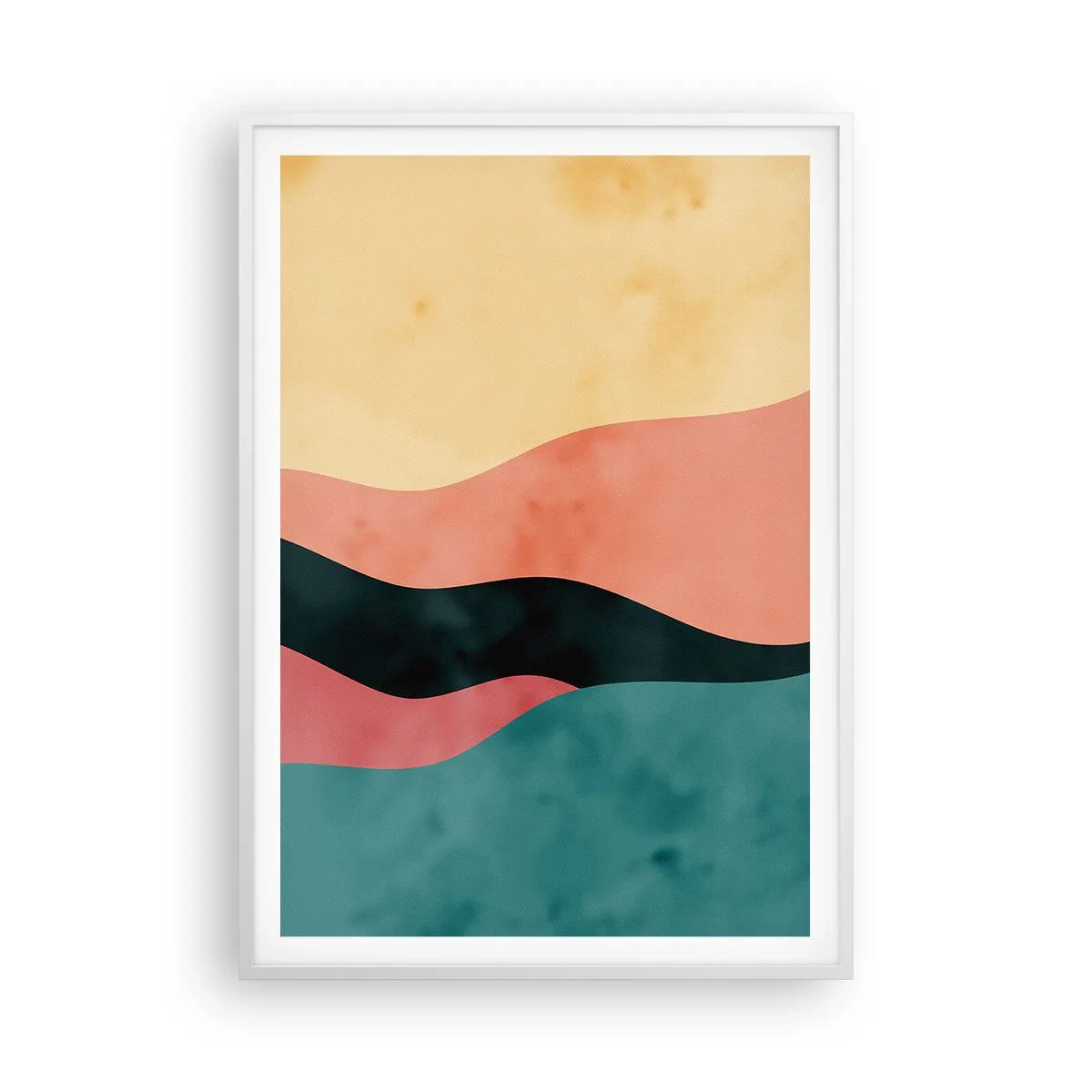 Affisch i vit ram - Enig oenighet - 70x100 cm