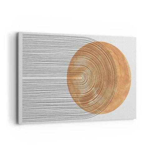 Canvastavla - Bild på duk - En solig komposition - 120x80 cm