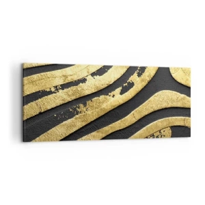 Canvastavla - Bild på duk - Allt flyter - 100x40 cm