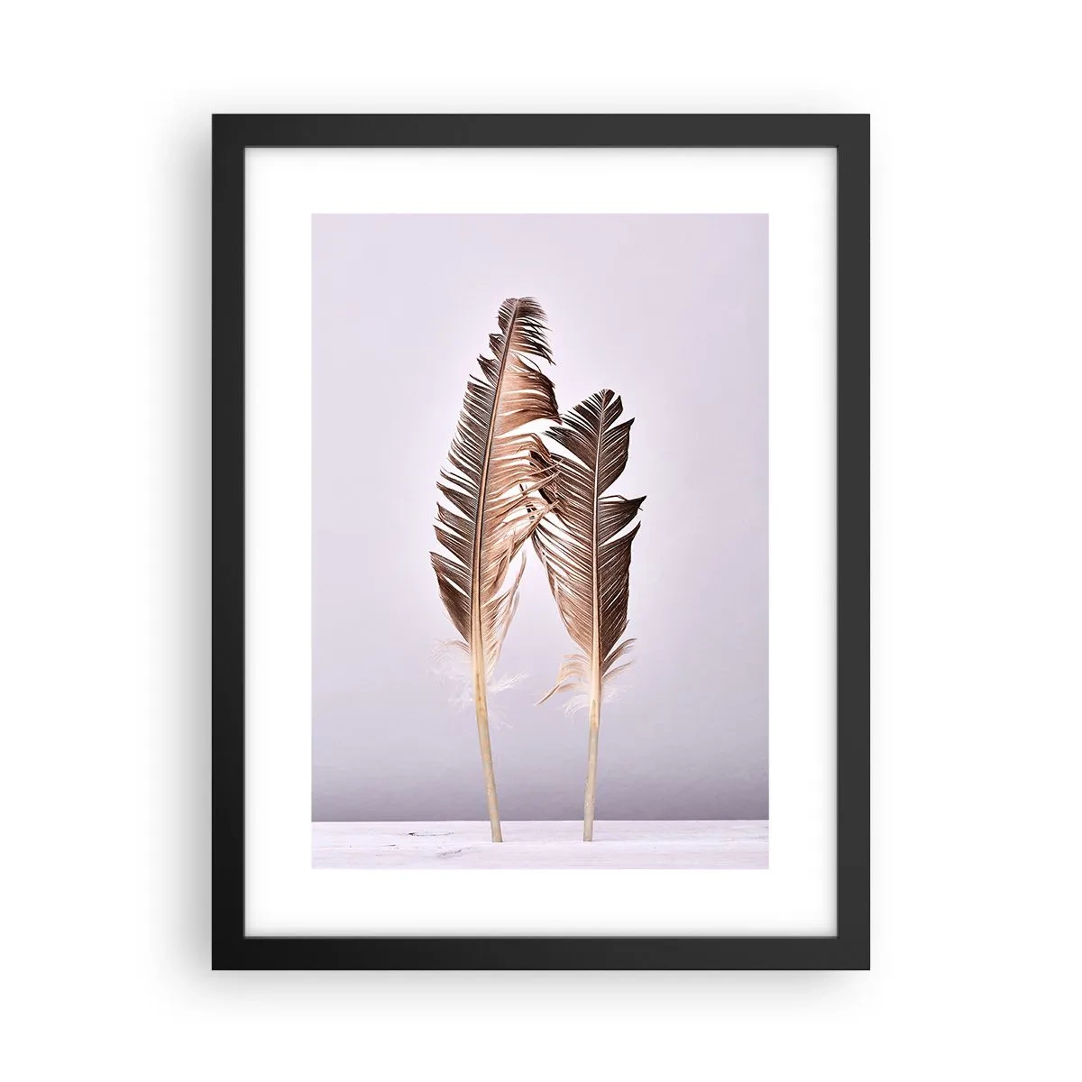 Affisch i svart ram - Mot intet - 30x40 cm