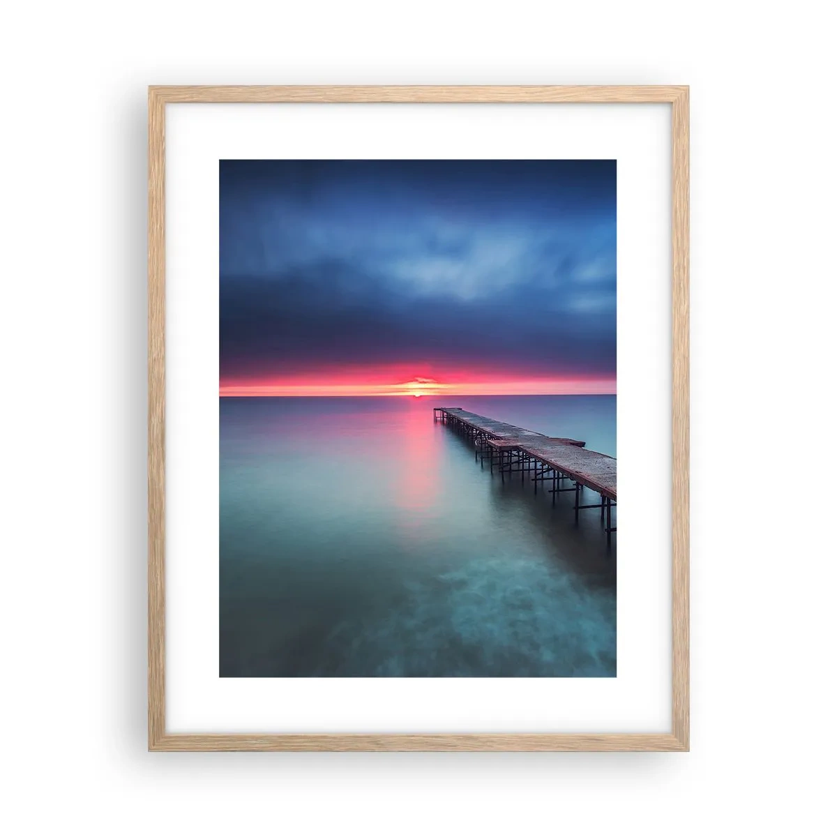 Affisch i ram av ljusek - Mellan himlen och jorden - 40x50 cm