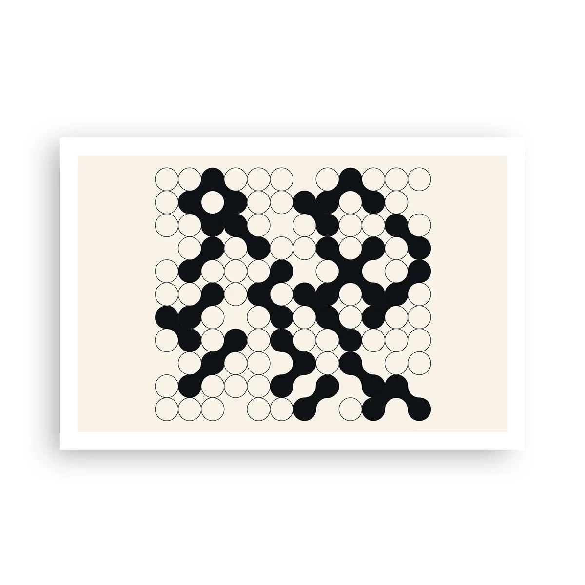 Affisch - Kinesiskt spel - variation - 91x61 cm