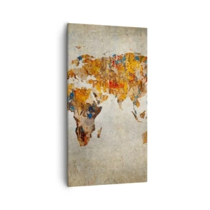 Canvastavla - Bild på duk - Verkligen stor värld - 55x100 cm