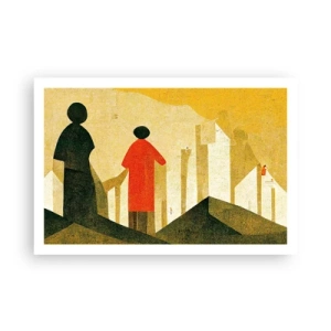 Affisch - Det är fortfarande långt kvar - 91x61 cm