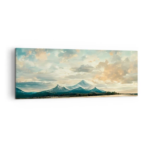 Canvastavla - Bild på duk - Under himlens skydd - 140x50 cm