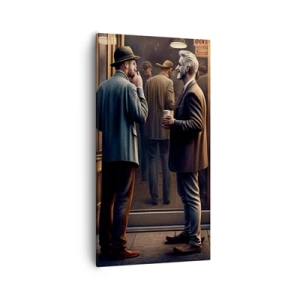 Canvastavla - Bild på duk - En bra stund på dagen - 55x100 cm