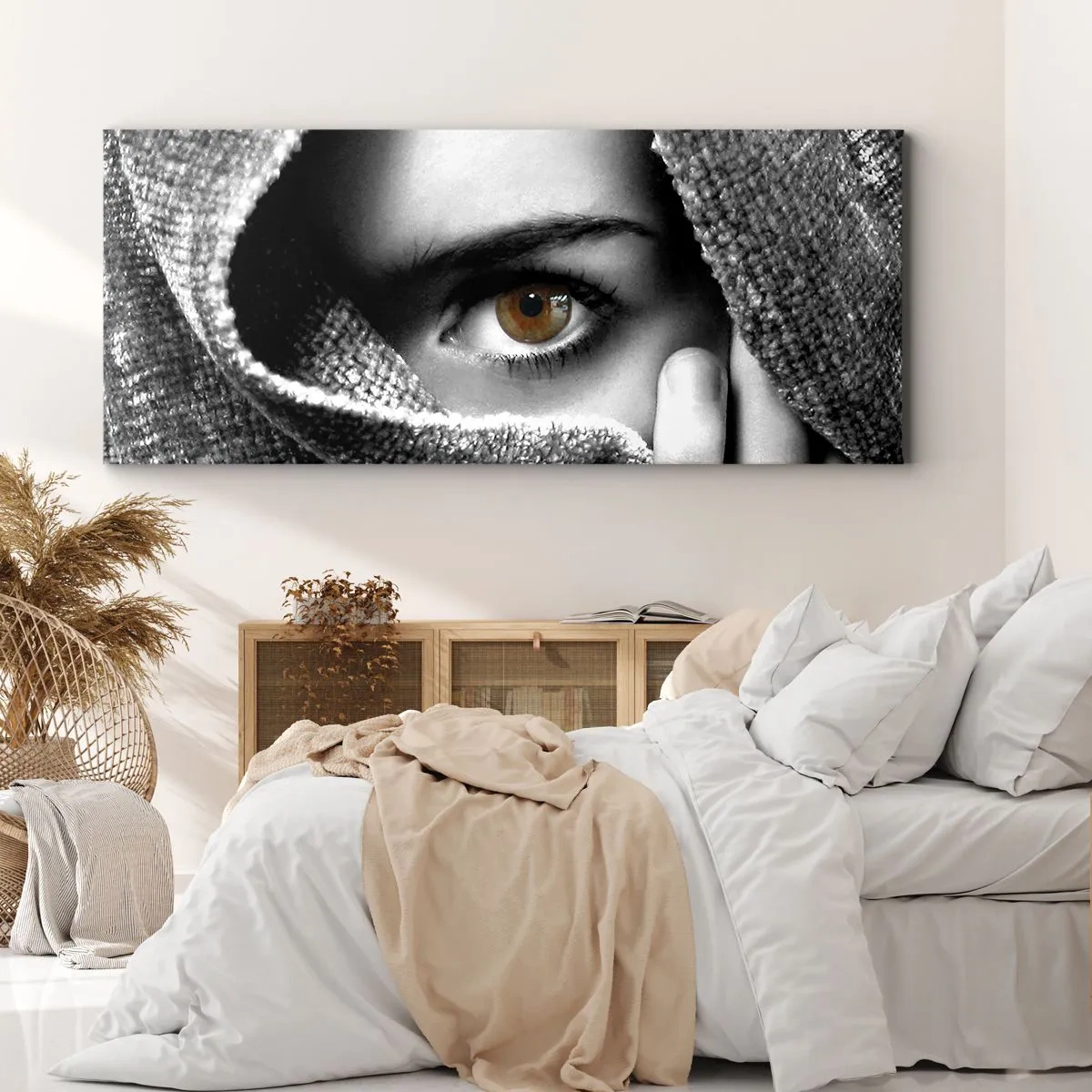 Canvastavla - Bild på duk - Lär känna hemligheten - 100x40 cm