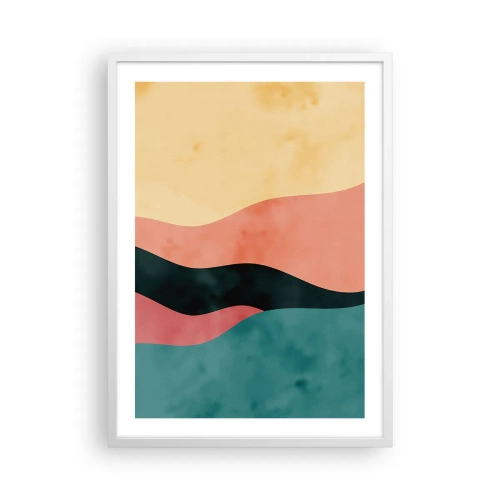 Affisch i vit ram - Enig oenighet - 50x70 cm