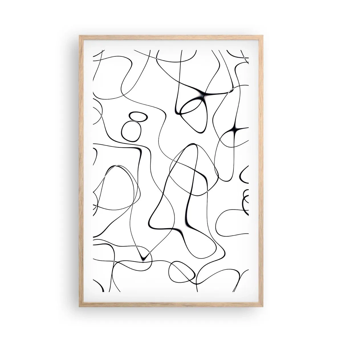 Affisch i ram av ljusek - Livets stigar, ödets tur - 61x91 cm