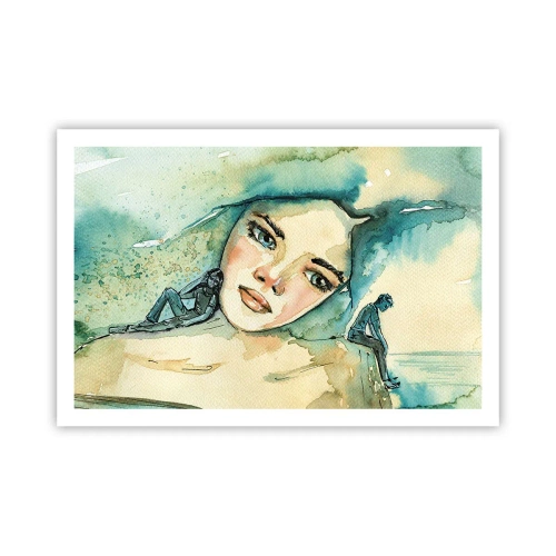 Affisch - Am I blue? - 91x61 cm