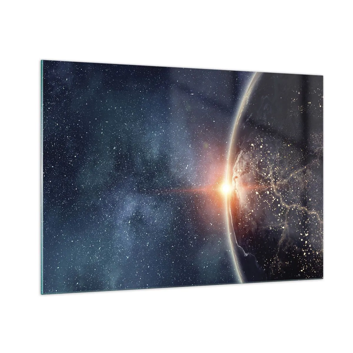Glastavla - Bild på glas - I nytt perspektiv - 100x70 cm