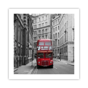 Affisch - Vardagen behöver inte vara grå - 50x50 cm