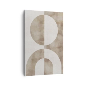 Canvastavla - Bild på duk - Likheter och skillnader - 80x120 cm