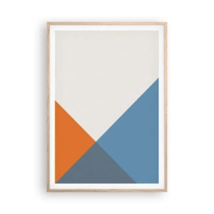 Affisch i ram av ljusek - Under vinkel… - 70x100 cm