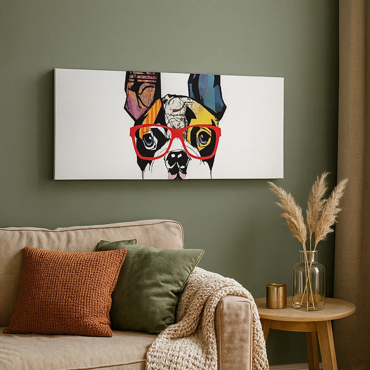 Canvastavla - Bild på duk - Intellektuell - 30x30 cm