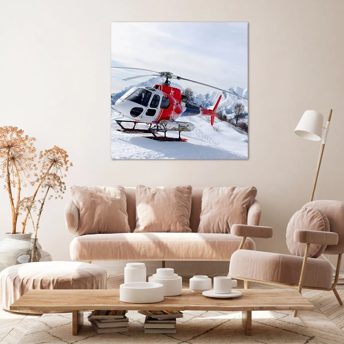 Canvastavla - Bild på duk - Alltid redo - 60x60 cm