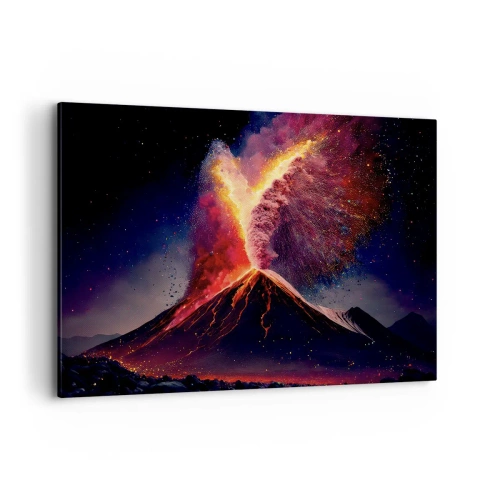 Canvastavla - Bild på duk - Skönhet och skräck - 100x70 cm