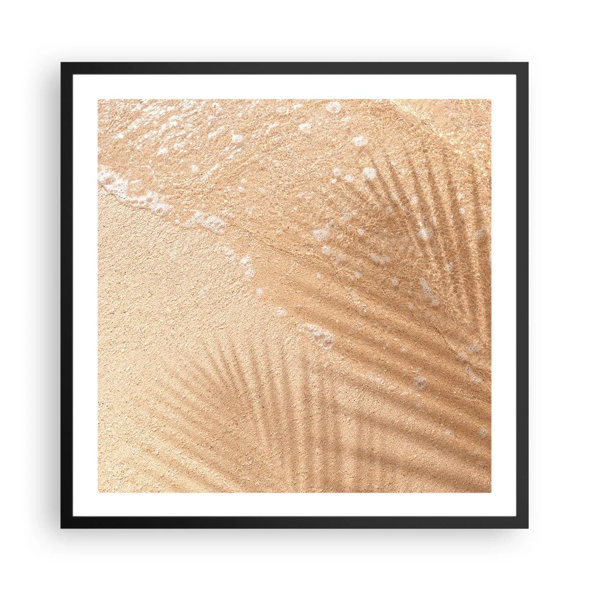 Affisch i svart ram - Heta sommarens skugga - 60x60 cm