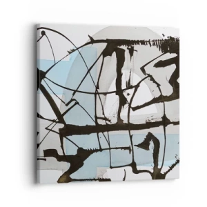 Canvastavla - Bild på duk - Blått trots allt - 40x40 cm