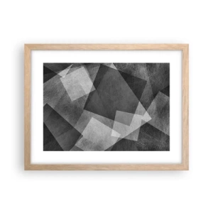 Affisch i ram av ljusek - Den eviga symbolen för hållbarhet och ordning - 40x30 cm