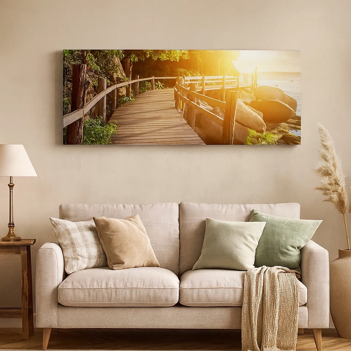 Canvastavla - Bild på duk - Nästa kurva, nästa underverk - 30x30 cm