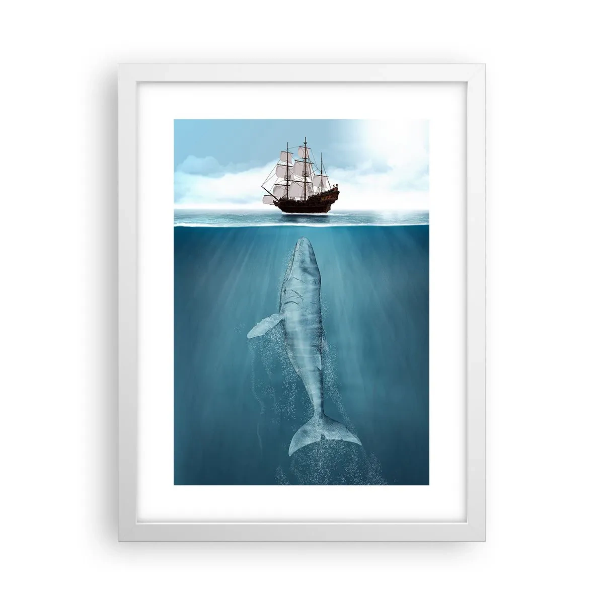 Affisch i vit ram - Bättre att inte veta - 30x40 cm