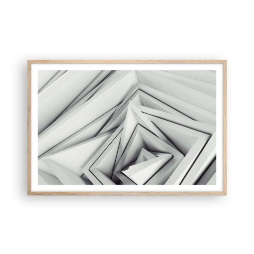 Affisch i ram av ljusek - Blommande vassa kanter - 91x61 cm