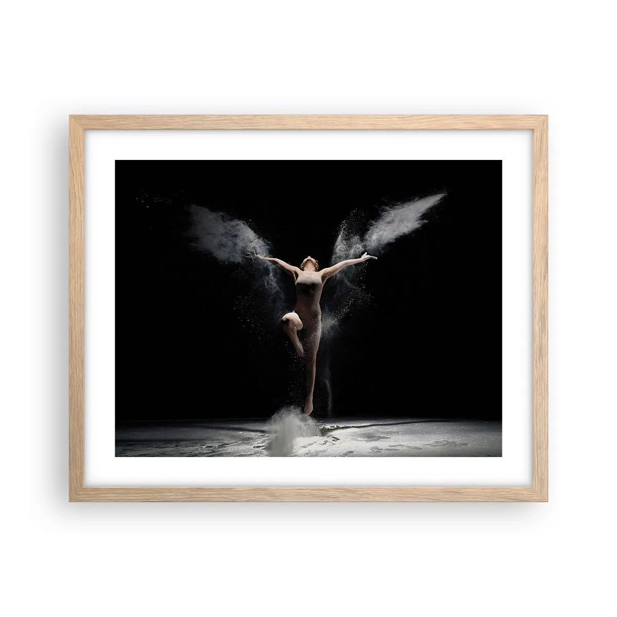 Affisch i ram av ljusek - Alverna finns - 50x40 cm