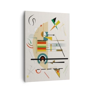 Canvastavla - Bild på duk - Så världen skrattar - 50x70 cm