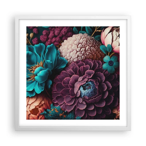 Affisch i vit ram - Natur i överflöd - 50x50 cm