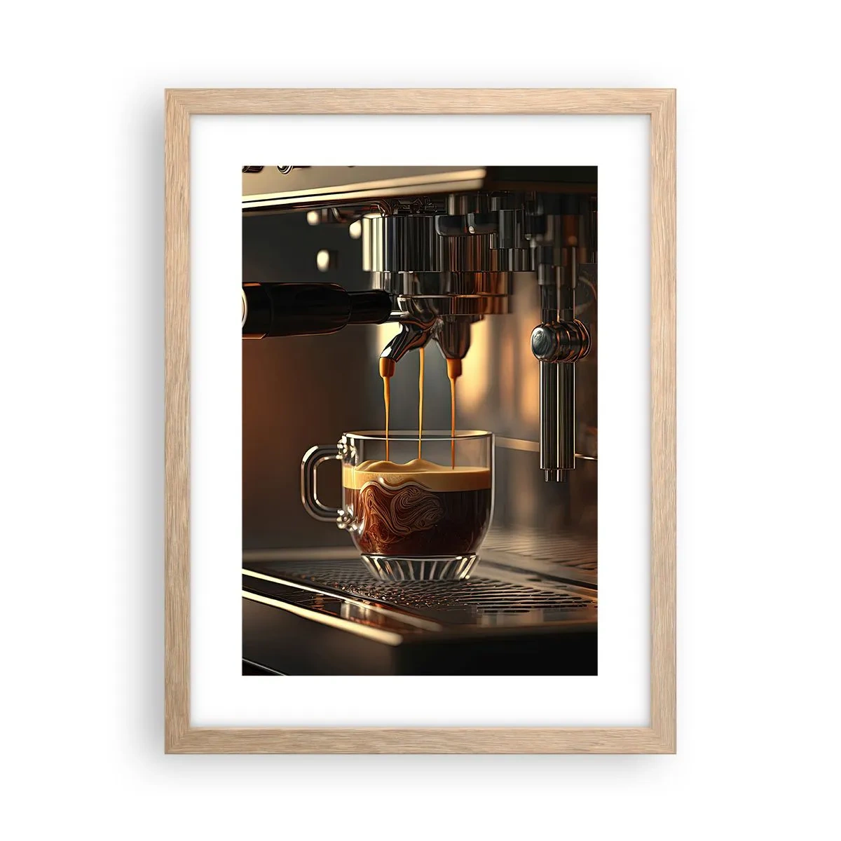 Affisch i ram av ljusek - En sensuell blandning - 30x40 cm