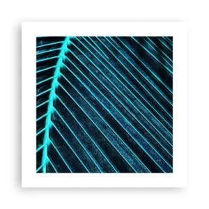 Affisch - Grön textur - 40x40 cm