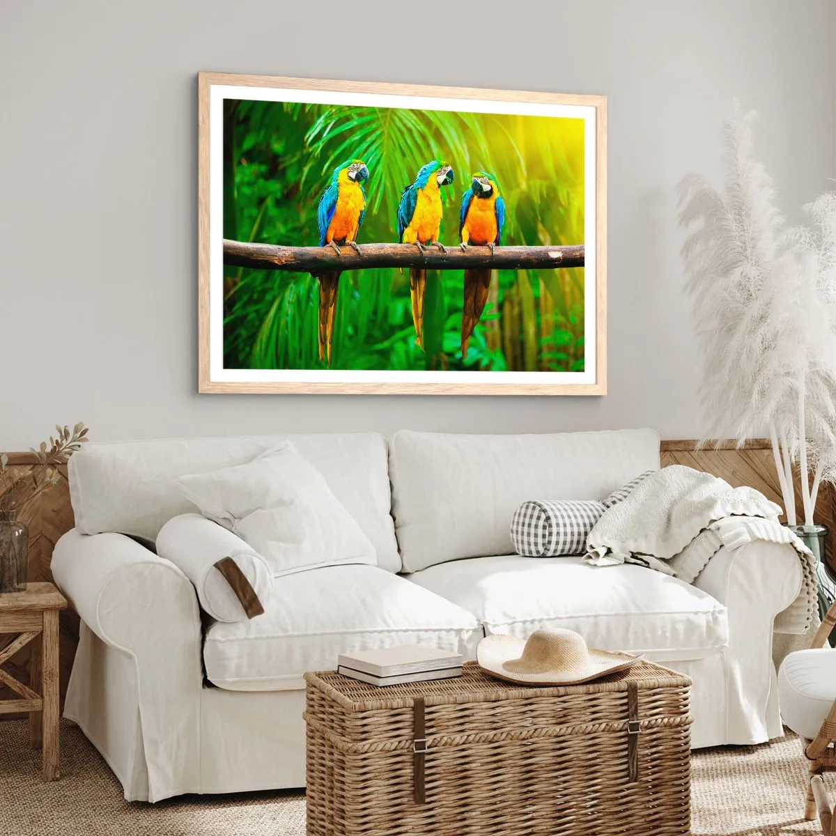 Affisch i ram av ljusek - Har du hört att hon...? - 50x40 cm