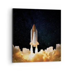 Canvastavla - Bild på duk - Ad astra! - 70x70 cm